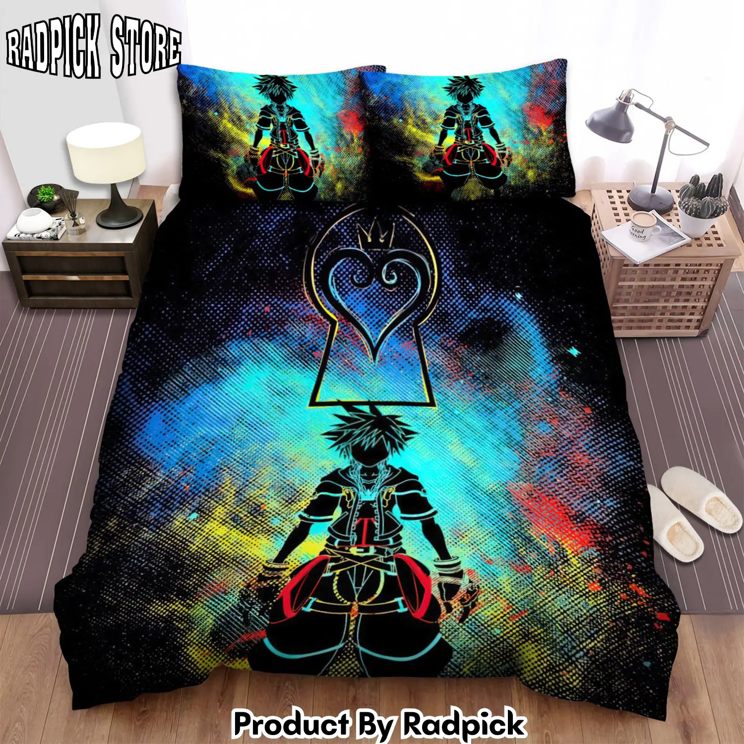 Radpick anime art kingdom bed sheets spread comforter duvet cover bedding sets rp3278772